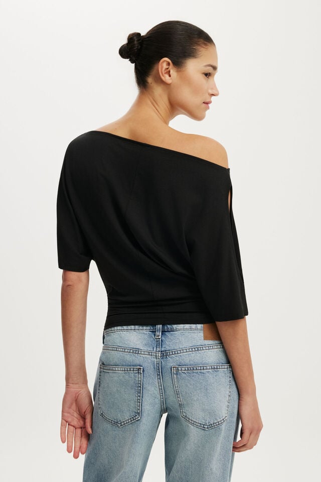 Sonny Cold Shoulder Short Sleeve
